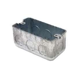 RACO 8663 Handy Box, 1-Gang, Steel, Gray
