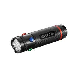 Coast TT77364CP Quad Color Flashlight, 1.5 V, LED Lamp, Alkaline Battery, Black
