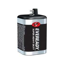 Eveready 1209 Lantern Battery, Zinc, Manganese Dioxide, 6 V