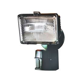 Heath Zenith HZ-5525-BZ Motion Activated Security Light, Halogen Lamp, 120 V