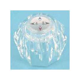 Boston Harbor Replacement Handle, For Use With Lavatory And Tub/Shower Faucets, Acrylic, Clear