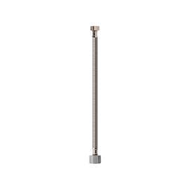 Plumb Pak EZ Series PP23856 Toilet Supply Tube, 1/2 in Inlet, Flare Inlet, 7/8 in Ballcock Outlet, 12 in L