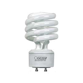 Feit Electric BPESL18TMGU24 Non-Dimmable Compact Fluorescent Light, 18 W, GU24 Twist and Lock
