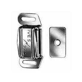 Schlage 325A92 Magnetic Catch, 2-1/16 x 1-1/8 x 5/8 in Catches, Aluminum, Natural
