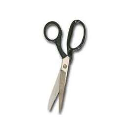 Crescent Wiss 427N Industrial Scissor, 7-1/8 in OAL, Nickel Blade, 2-3/4 in Length of Cut, Black Handle