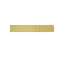 Schlage C8400B3-6X34 Kick Plate, 34 in L, 6 in W, Brass