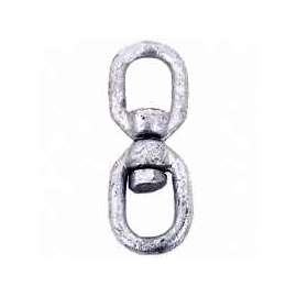 Koch 083213/89582 Chain Swivel, 1/4 x 3/8 in, 850 lb Weight Capacity, Steel, Zinc