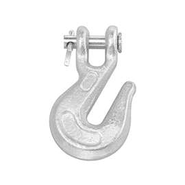 Campbell T9501824 Clevis Grab Hook, 9200 lb Working Load Limit, 1/2 in, Steel, Zinc