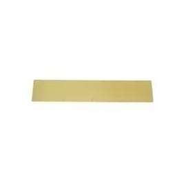 Schlage C8400PA3-6X34 Kick Plate, 34 in L, 6 in W, Aluminum, Brass