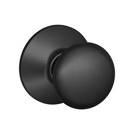 Schlage Plymouth F10 PLY 622 Hall and Closet Lock Passage Knob, 1-3/8 to 1-3/4 in Thick Door, Metal, Matte
