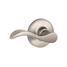 Schlage Seville J10SEV619 Passage Lever, 3 Grade, Satin Nickel