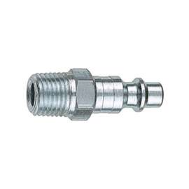 Tru-Flate 12-227 I/M-Style Plug, 3/8 in MNPT, Steel