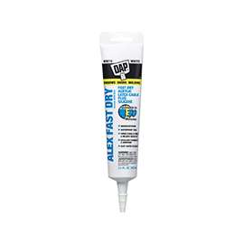 DAP 18408 Acrylic Latex Caulk, White, 5.5 fl-oz Tube