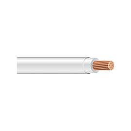 Southwire 22965851 THHN Building Wire, 12 AWG, 50 ft L, White Nylon Sheath