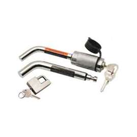 REESE Towpower 7006100 Receiver Lock, I, II, III, IV Class, Chrome