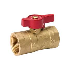 B & K ProLine 110-224HC Gas Ball Valve, 3/4 in FPT, Brass