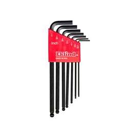 Eklind 13207 Hex Key Set, Steel, Black, 7-Piece