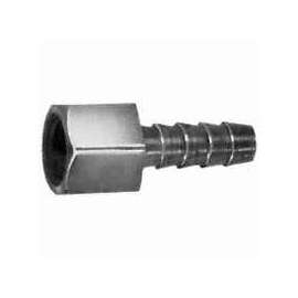 Tru-Flate 21-242 Air Hose Fitting, 1/4 in FNPT x Barb, Brass