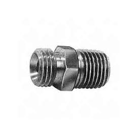 Tru-Flate 21-595 Hose Adapter, 1/4 in MNPT x MNPS, Brass
