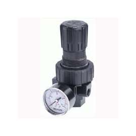 Tru-Flate 24-404 Airline Regulator, 1/4 in, 55 scfm Flow, Polycarbonate