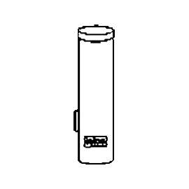 IGLOO 00009534 Heavy-Duty Cup Dispenser, Plastic, Black, For Water Coolers