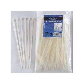 ProSource Cable Tie, Nylon, Clear, 7-1/2 In L