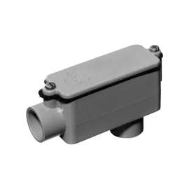 Carlon E986GR Conduit Body, Gray