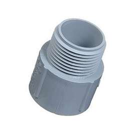 Carlon E943D-CTN Terminal Adapter, 1/2 in, MPT x Socket, Gray