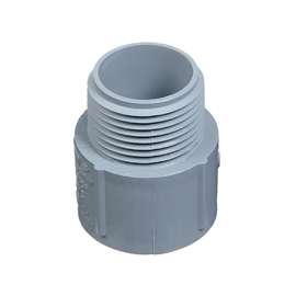 Carlon E943FR-CTN Terminal Adapter, 1 in, MPT x Socket, Gray