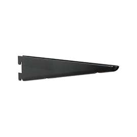Knape & Vogt 182 Series 182 BLK 7 Shelf Bracket, Steel