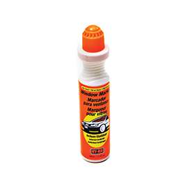 HY-KO 40615 Non-Toxic, Rain-Resistant Window Marker, 48 mL Size, Orange