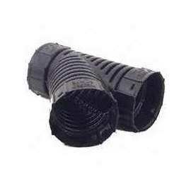 Hancor 0422AA Single Wall Heavy Duty Pipe Wye, 4 in, 45 deg, Polyethylene