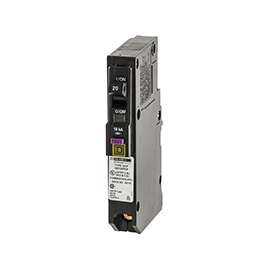 Square D QO120PDFC CAFCI, Miniature Circuit Breaker, 120 V, Thermal Magnetic Trip, Plug-In Mounting