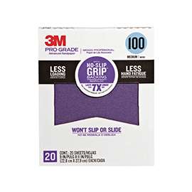 Scotch 26100CP-P-G Sanding Sheet, 100-Grit, Paper Backing, Aluminum Oxide, Purple