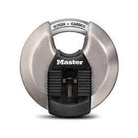 Master Lock Magnum M50XKAD Padlock, 3-1/8 in W Body, Stainless Steel