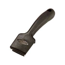 HYDE 10530 Lifetime Pull Scraper, 1-1/2 in W Blade, HCS Blade, Black Handle