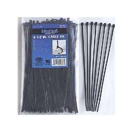 ProSource Cable Tie, Nylon, Black, 6-1/2 In L