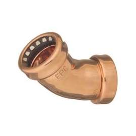 EPC 906 Series 10170760 Push End Elbow, 1/2 in, 45 deg