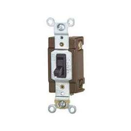 Eaton Wiring Devices WD1242-7B-BOX Toggle Switch, 120 V, Wall Mounting, Polycarbonate, Brown