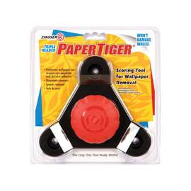 ZINSSER PaperTiger 02976 Triple-Head Scoring Tool, Ergonomic Handle, Steel