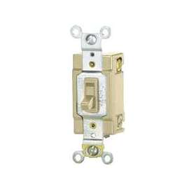 Eaton Wiring Devices 1242-7V-BOX Switch, 120 V, Wall Mounting, Thermoplastic, Ivory