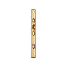 IRWIN 1801104 Mason Level, Level/Plumb Vial, 6-Vial, Glass Vial, 24 in L