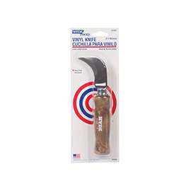 HYDE 20450 Floor Knife, 2-1/2 in W Blade, Hardened, Honed and Tempered Fiber Handle