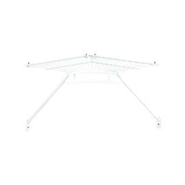 ClosetMaid 21066 Shelf and Rod Corner Kit, 19 in L, 19 in W, Steel, White
