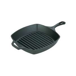 Lodge L8SGP3 Griddle Pan, Square, Iron, Black