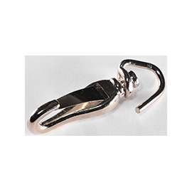 BARON 5037-3/8 Spring Snap, 30 lb Weight Capacity, Steel, Nickel