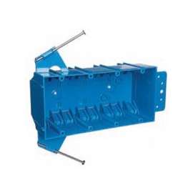 Carlon B455A-UPC Outlet Box, Clamp Cable Entry, Bracket Mounting, PVC