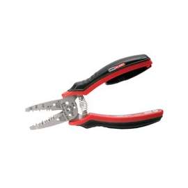 GB Circuit Alert GST-224M Wire Stripper, Solid, Stranded Wire, Cushion-Grip Red Handle