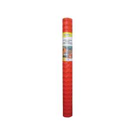 TENAX Guardian 82099904 Visual Barrier, 1-3/4 x 1-3/4 in Mesh, HDPE, Orange