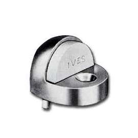 Schlage 438-PA28 Floor Dome Stop, 1-3/4 x 2 in Dia Base, Aluminum